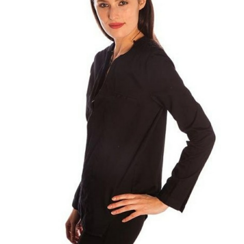 McGuire Penelope Lace-Up Long Sleeve Top XS.   ☆